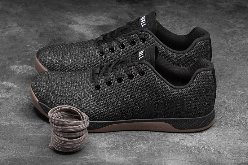 Nobull Heather Dark Gum Women's Trainers Black / Dark | USA V2133R
